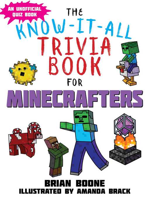 Title details for Know-It-All Trivia Book for Minecrafters by Brian Boone - Available